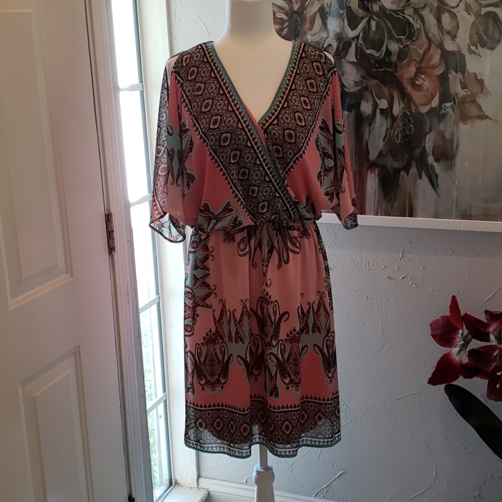 CATO Beautiful paisley deco dress